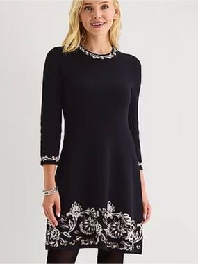 jessica howard womens long sleeve floral shift dress Home